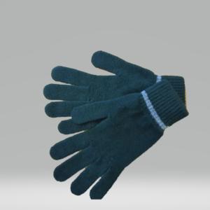 GREEN AND SILVER GLOVES 100% LAMBSWOOL